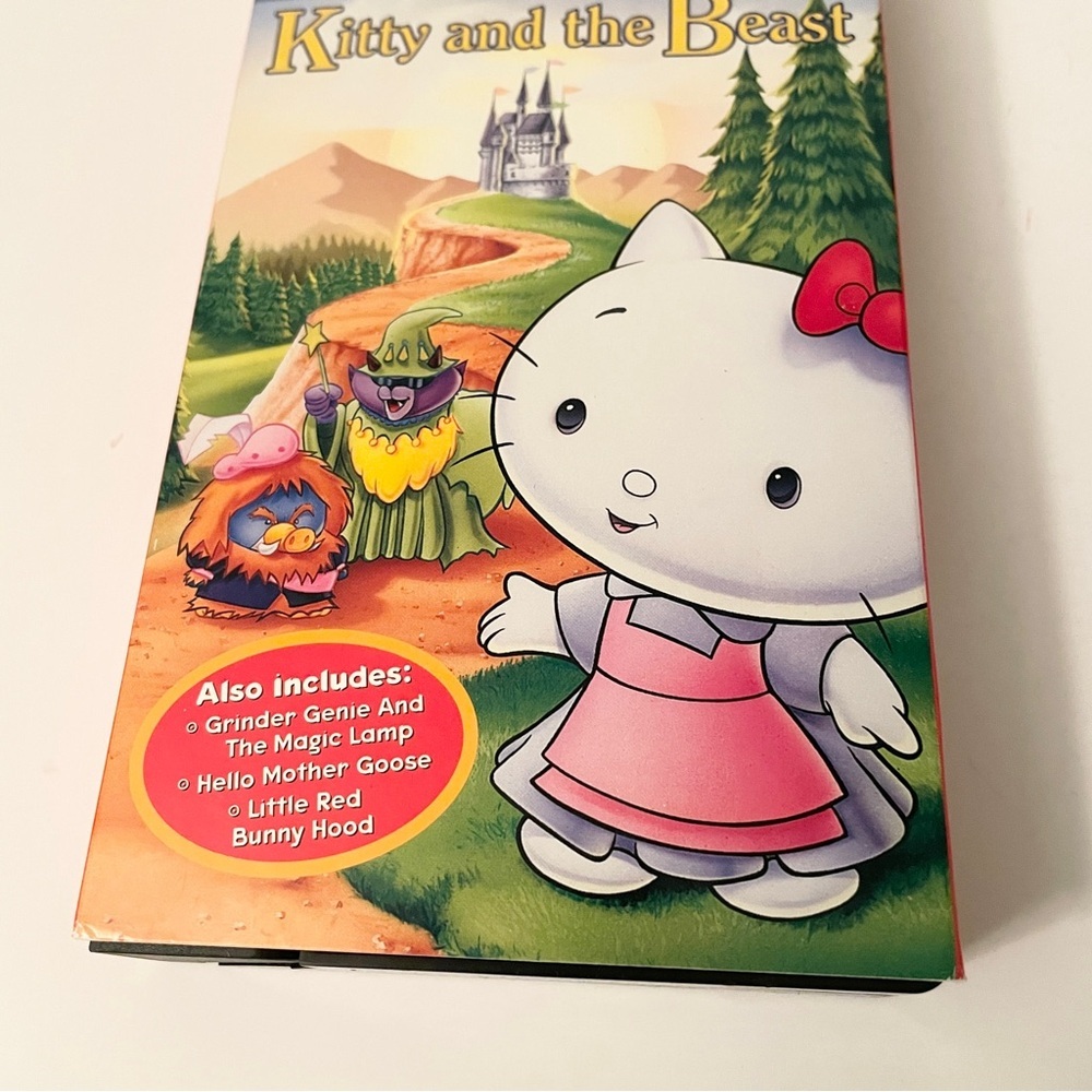 Vintage 1998 Hello Kitty Kitty and the Beast VHS Tape Furry Tale Theater - Picture 3 of 16
